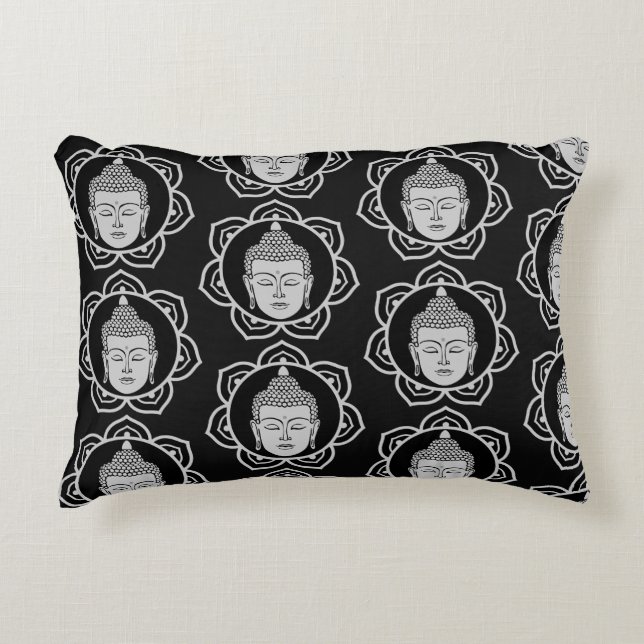 Buddha Zuhause und Leben Dekokissen (Vorderseite)