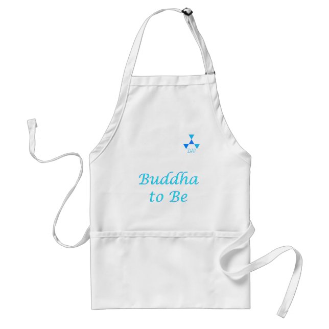 Buddha, zum im Blau zu sein Schürze (Vorne)