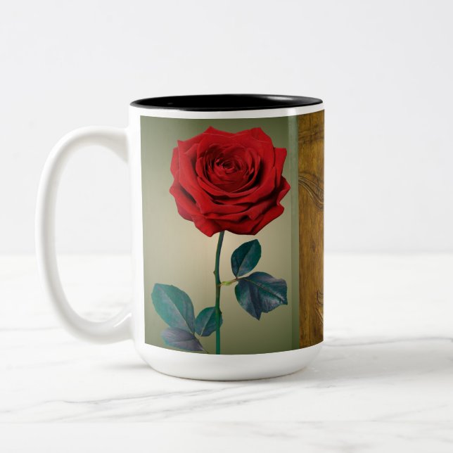 BuddhaHeute #3 Zen Tasse - Buddha Rose (Links)