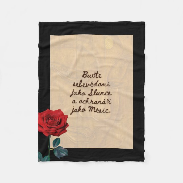 BuddhaHeute #5 Útulný Buddha Fleecedecke (Vorderseite)