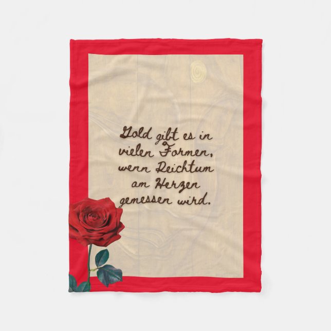 BuddhaHeute #8 Gemütlicher Buddha Fleecedecke (Vorderseite)