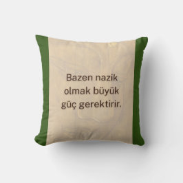 BuddhaHeute V2 Barış Yastığı #2 Alıntı Kissen