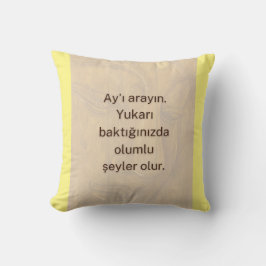 BuddhaHeute V2 Barış Yastığı #5 Alıntı Kissen