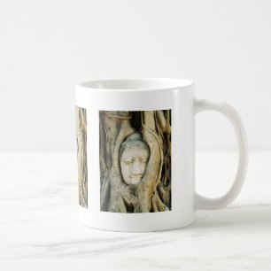 Buddhakopf im Feigenbaum .. Ayutthaya, Thailand Tasse