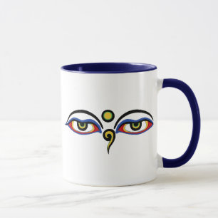 Buddhas Augen Tasse