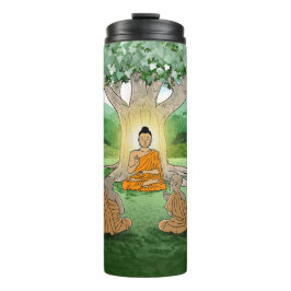 Buddhas erster Predigt Tumbler Thermosbecher