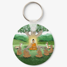 Buddhas erster Schlüsselanhänger für die Lehre der