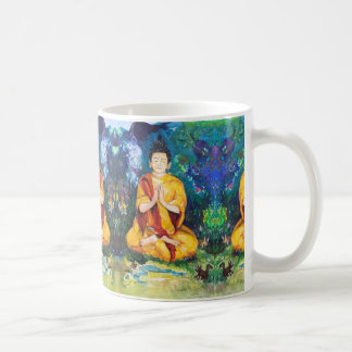 Buddhas Garden Meditat Betet Maureen Girard Tibet Kaffeetasse