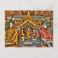 Buddhas in einem Tempel