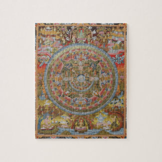 Buddhas Leben-Mandala-Puzzlespiel Puzzle