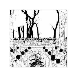 Buddhas letzte Nirvana-Briefmarke Permastempel