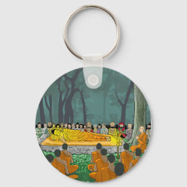 Buddhas letzter Nirvana-Schlüsselanhänger Schlüsselanhänger