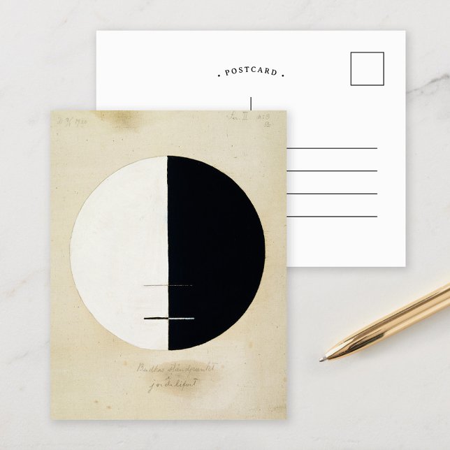 Buddhas Standpoint Earthly Life | Hilma af Klint Postkarte (Von Creator hochgeladen)
