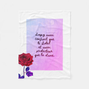 BuddhaToday #5 Cosy Buddha Vintage Weiß Miami 🌹 Fleecedecke