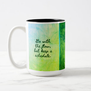 BuddhaToday V1 #19 Zen-Tasse - Buddha-Rose Zweifarbige Tasse