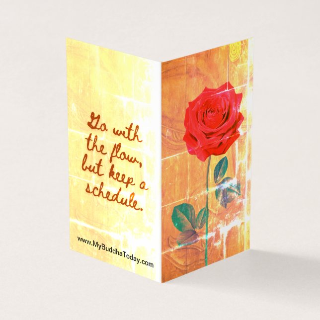 BuddhaToday V1 - #3 Buddha "Message Book"-Karten Visitenkarten (Vorderseite)