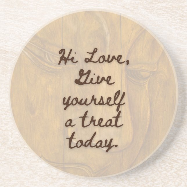 BuddhaToday V1 - #3 "Park it Here" Untersetzer (Vorne)