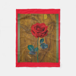 BuddhaToday V1 #4 - RED COZY BUDDHA BLANKET SERIE Fleecedecke