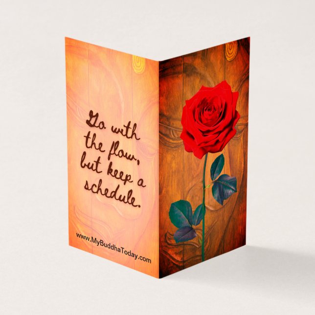 BuddhaToday V1 - #7 Buddha "Message Book"-Karten Visitenkarten (Vorderseite)
