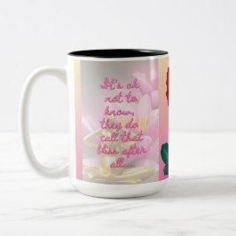 BuddhaToday V3 #1 Zen-Tasse - Zitat von blühenden Zweifarbige Tasse