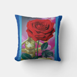 BuddhaToday V3.blu #1 Flower Frog Pillow Kissen
