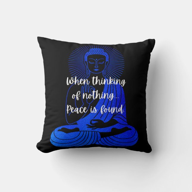 BuddhaToday V4 Peace Pillows # 3 - Throw Kissen (Vorderseite)