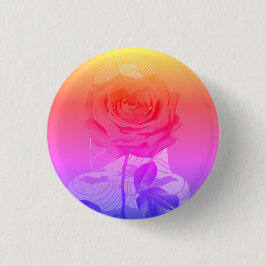 BuddhaToday V4 SONNENAUFGANG BUDDHA-KNOPF #2 Button