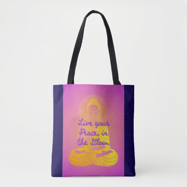 BuddhaToday V4 Sunrise Buddha Tote #1 (Vorderseite)