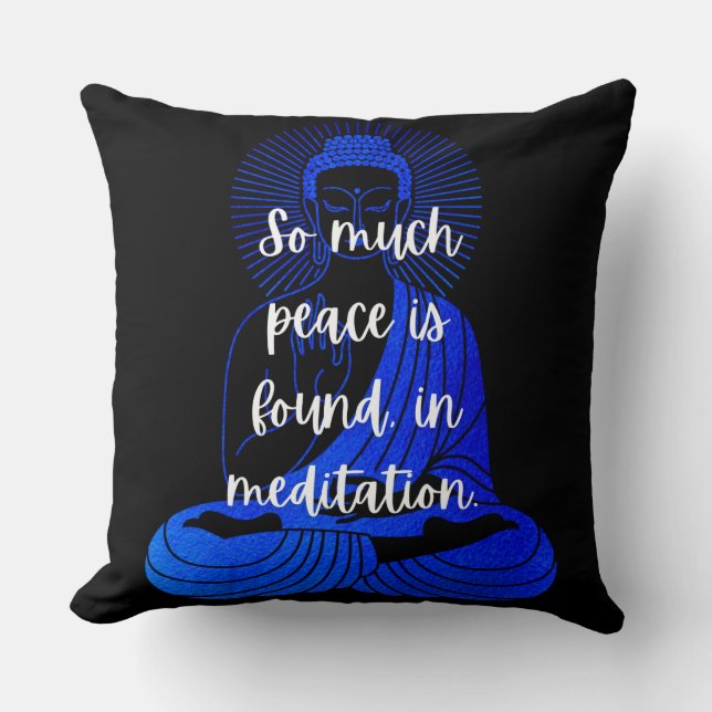 BuddhaToday V5 Peace Pillows #2 - Throw Kissen (Vorderseite)