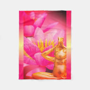 BuddhaTodayV3.pnk #17 Kuscheldecke mit Buddha-Moti Fleecedecke