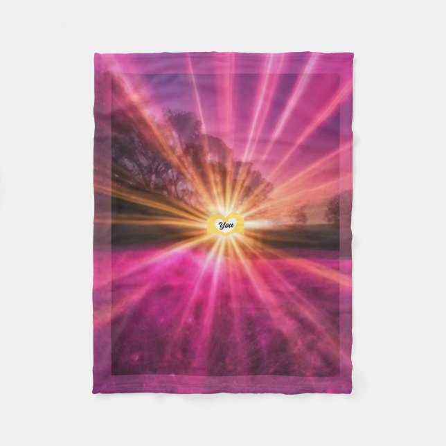 BuddhaTodayV4 #32 Gemütlicher Buddha Fleece Blanke (Vorderseite)