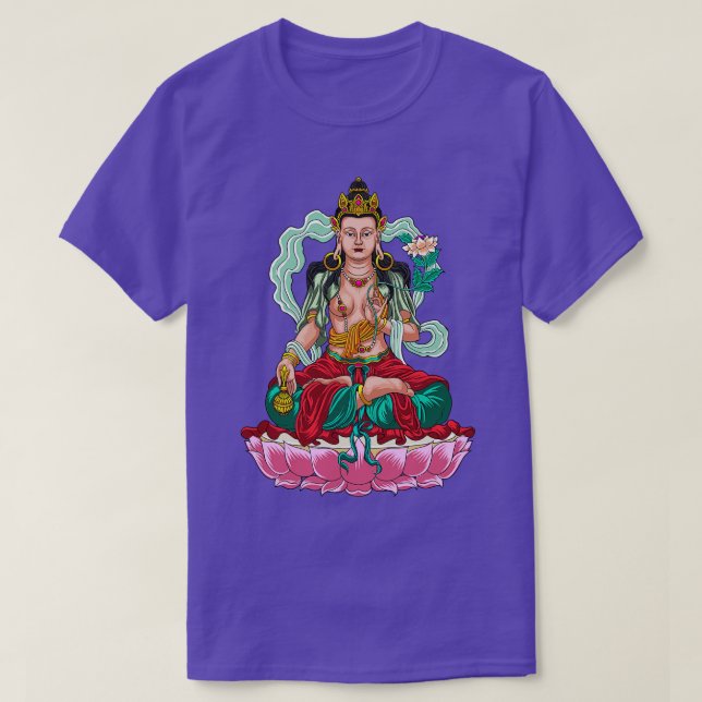 Buddhismus Gott Bodhisattva Vishkambhin T-Shirt (Design vorne)