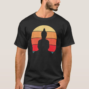 Buddhismus Vintage Buddha Meditation Yoga Innere F T-Shirt