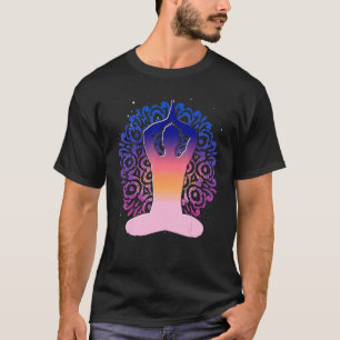 Buddhismus Yogi Namaste Colorful Mandala Zen Buddh T-Shirt