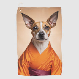 Buddhist Brazilian Terrier Golfhandtuch