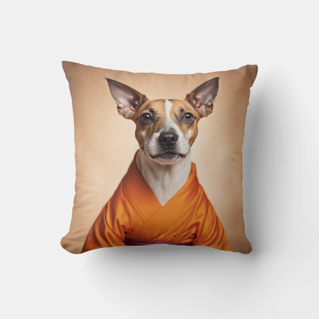 Buddhist Brazilian Terrier Kissen (Vorderseite)