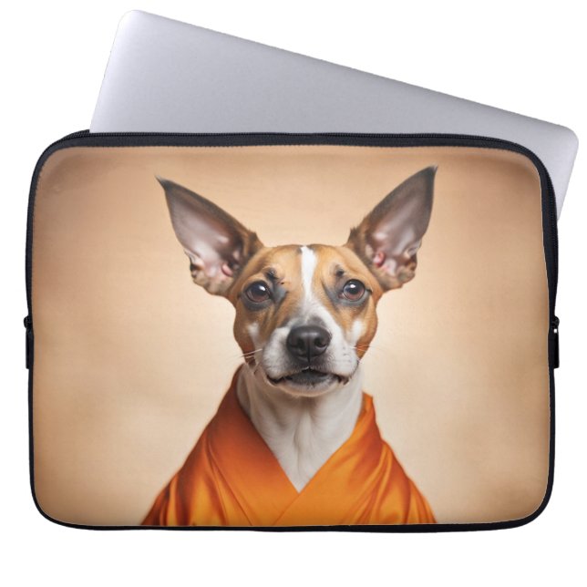 Buddhist Brazilian Terrier Laptopschutzhülle (Vorderseite)