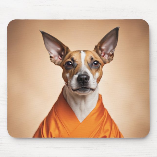 Buddhist Brazilian Terrier Mousepad (Vorne)