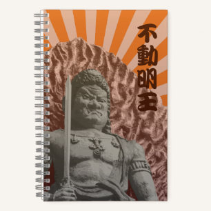 Buddhist Deity Fudo Myo-o Pop Art Notizbuch