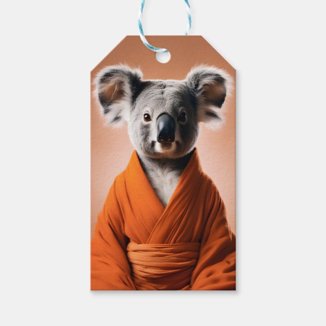 Buddhist Koala Geschenkanhänger (Vorderseite)
