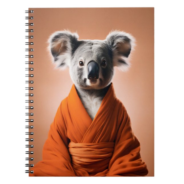 Buddhist Koala Notizblock (Vorderseite)
