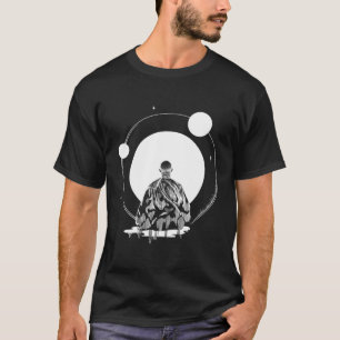Buddhist Mönch Meditation Buddhismus Gebet Lotus P T-Shirt