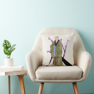 Buddhist Monk Throw Kissen