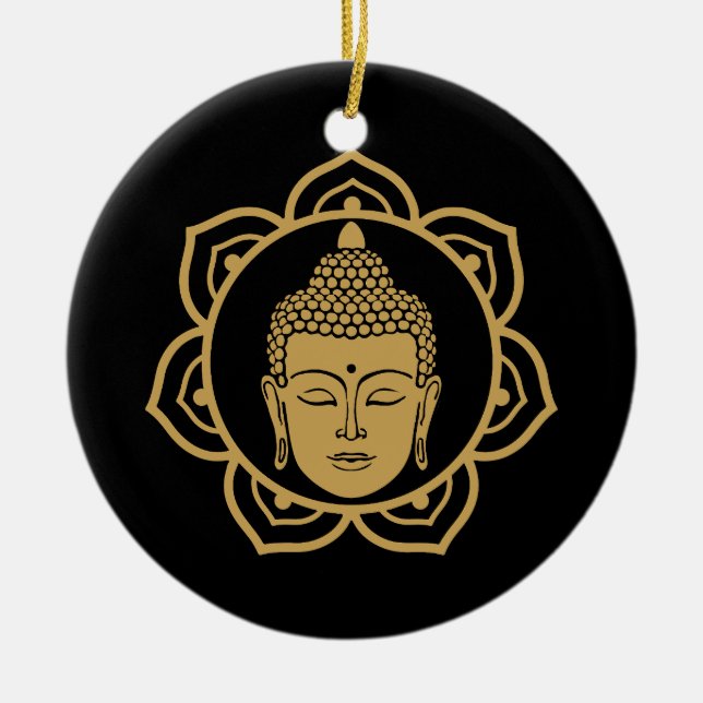 Buddhist Nirvana Day Keramik Ornament (Vorne)