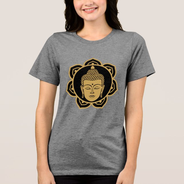 Buddhist Nirvana Day Tri-Blend Shirt (Vorderseite)