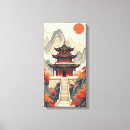 Buddhist Temple Canvas Print Leinwanddruck