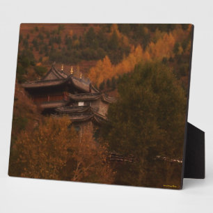 Buddhist Temple Plaque Fotoplatte