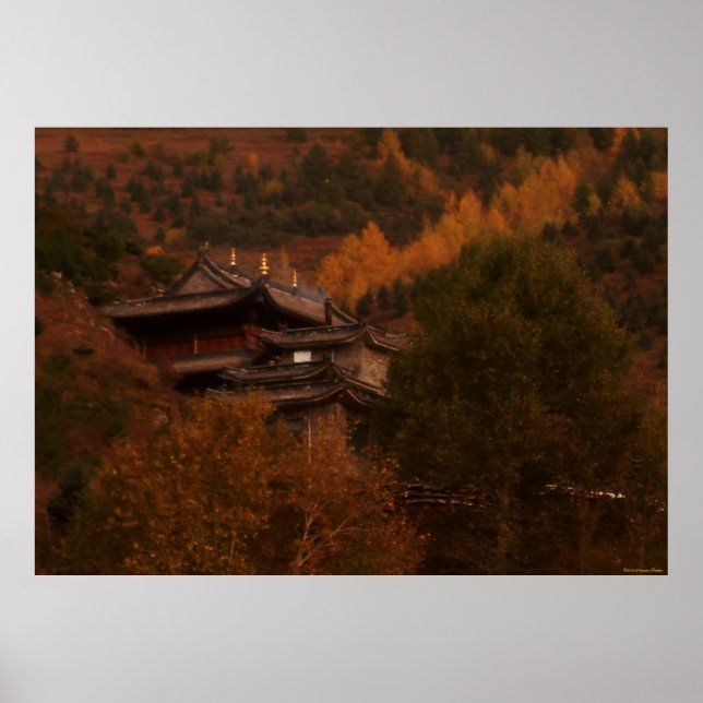 Buddhist Temple Poster (Vorne)