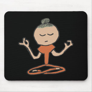 Buddhist vermitteln mousepad