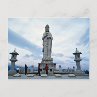 Buddhistische Bildstatue, Naksansa (Tempel) Postkarte